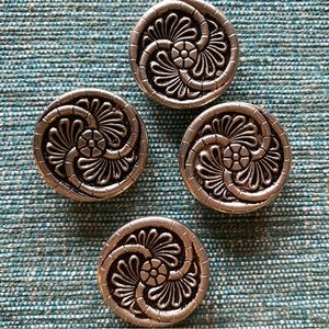 Vintage metal buttons